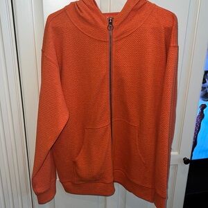 Lulu Lemon Orange Textured Jacket